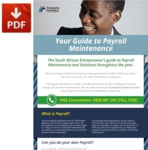 payroll services south africa can be offered on a payment plan