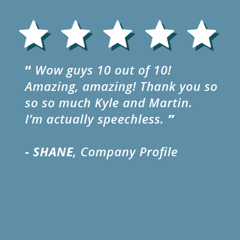 client testimonial