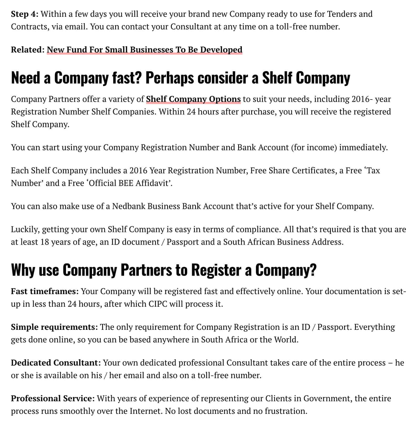 company post article