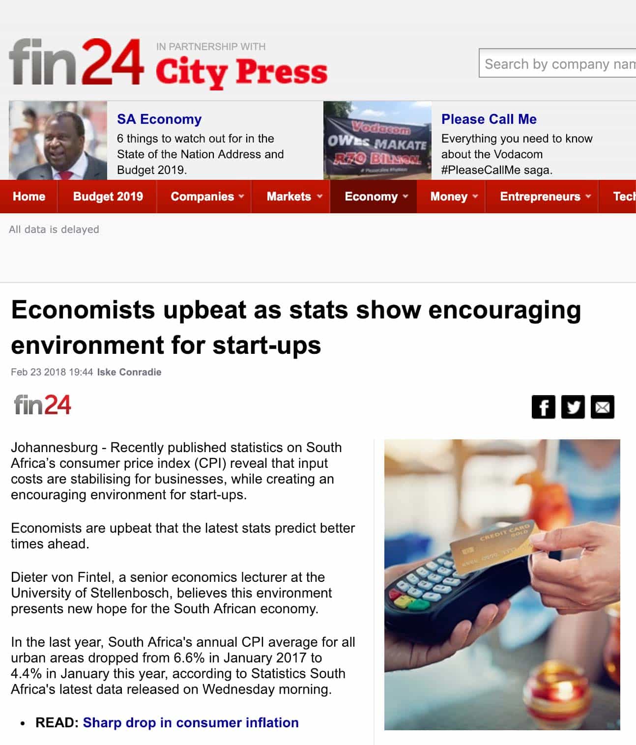 fin24 article