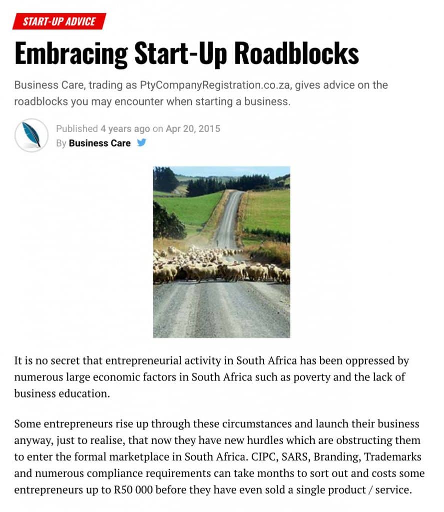 Start-Up Advice