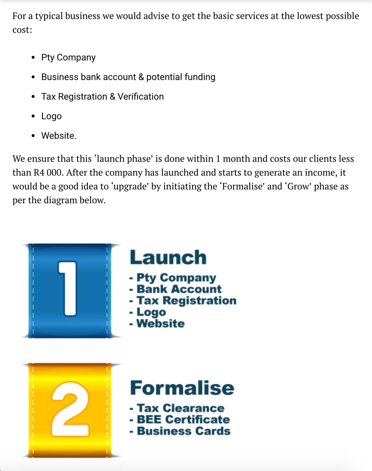 Start-Up Advice
