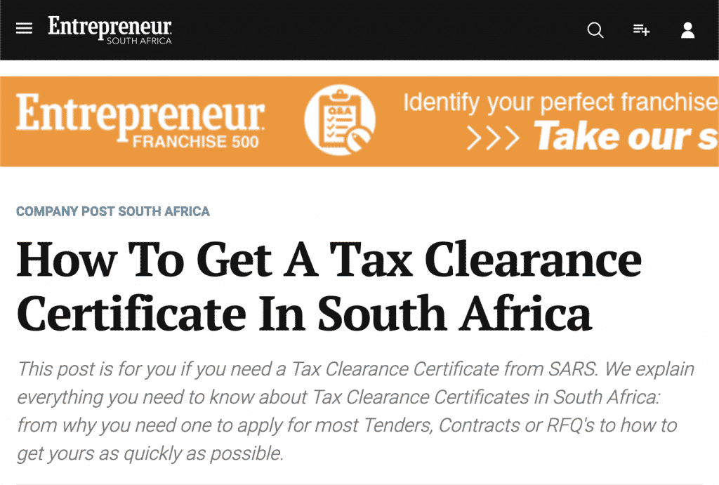 How to Get a Tax Clearance