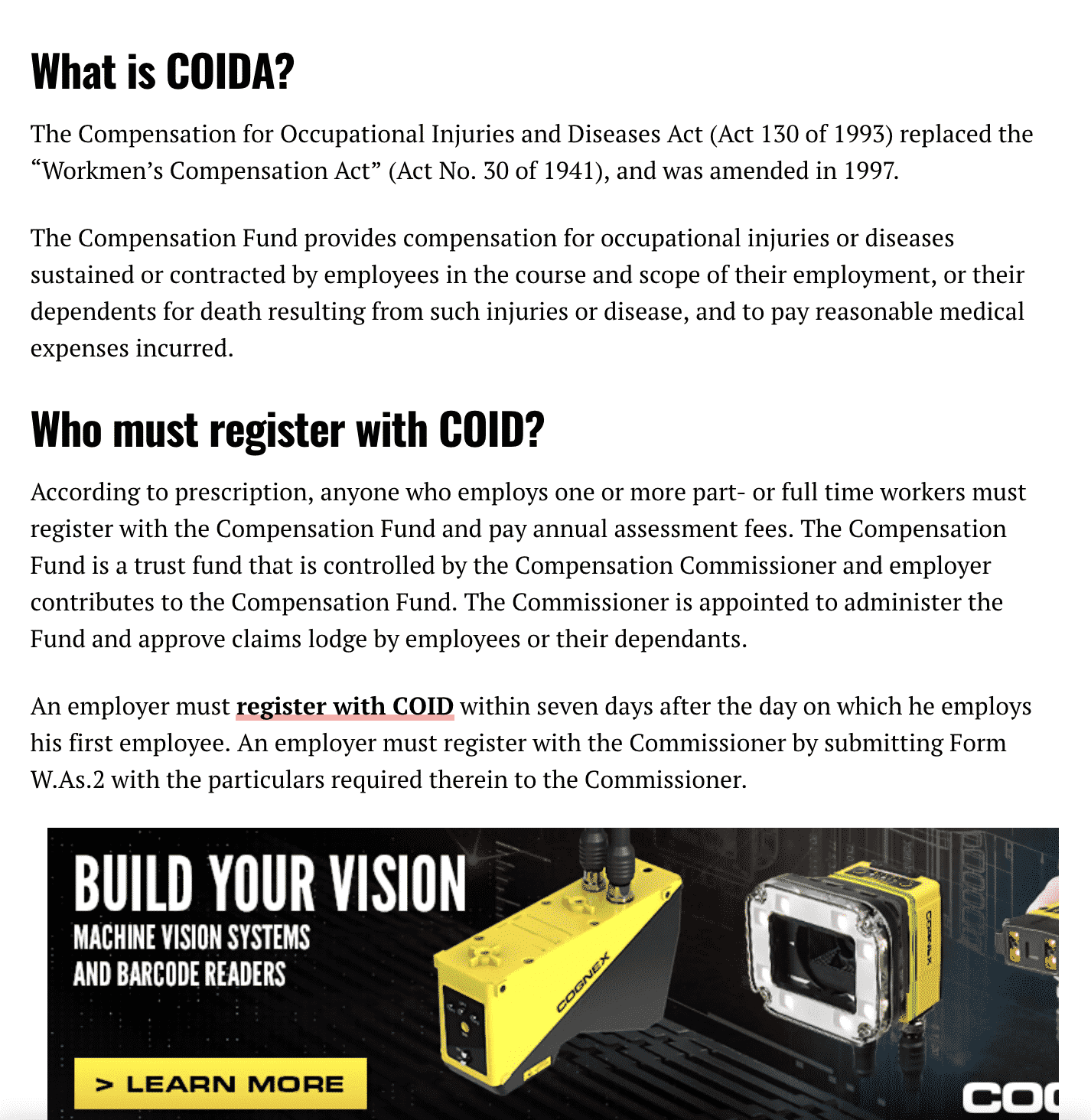 What is coid
