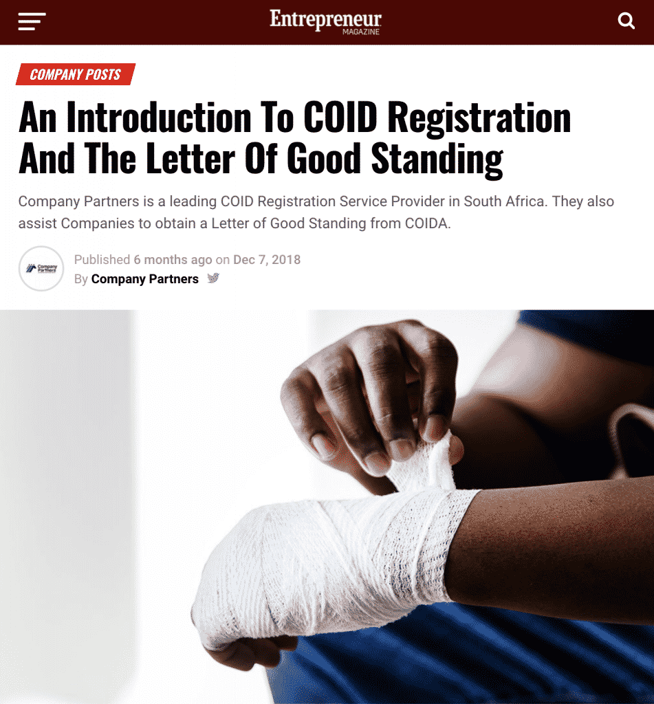 Introduction to coid registration article