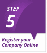 Step 5 - Company Registration Online