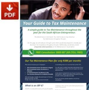 Tax Maintenance Plan