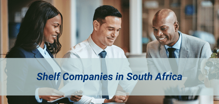 Entrepreneur reviewing documents and legalities involved in buying a shelf company in South Africa, highlighting the ease of business setup